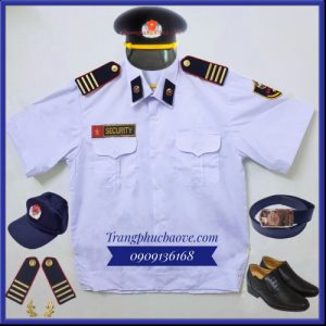 Đồng phục bảo vệ màu trắng